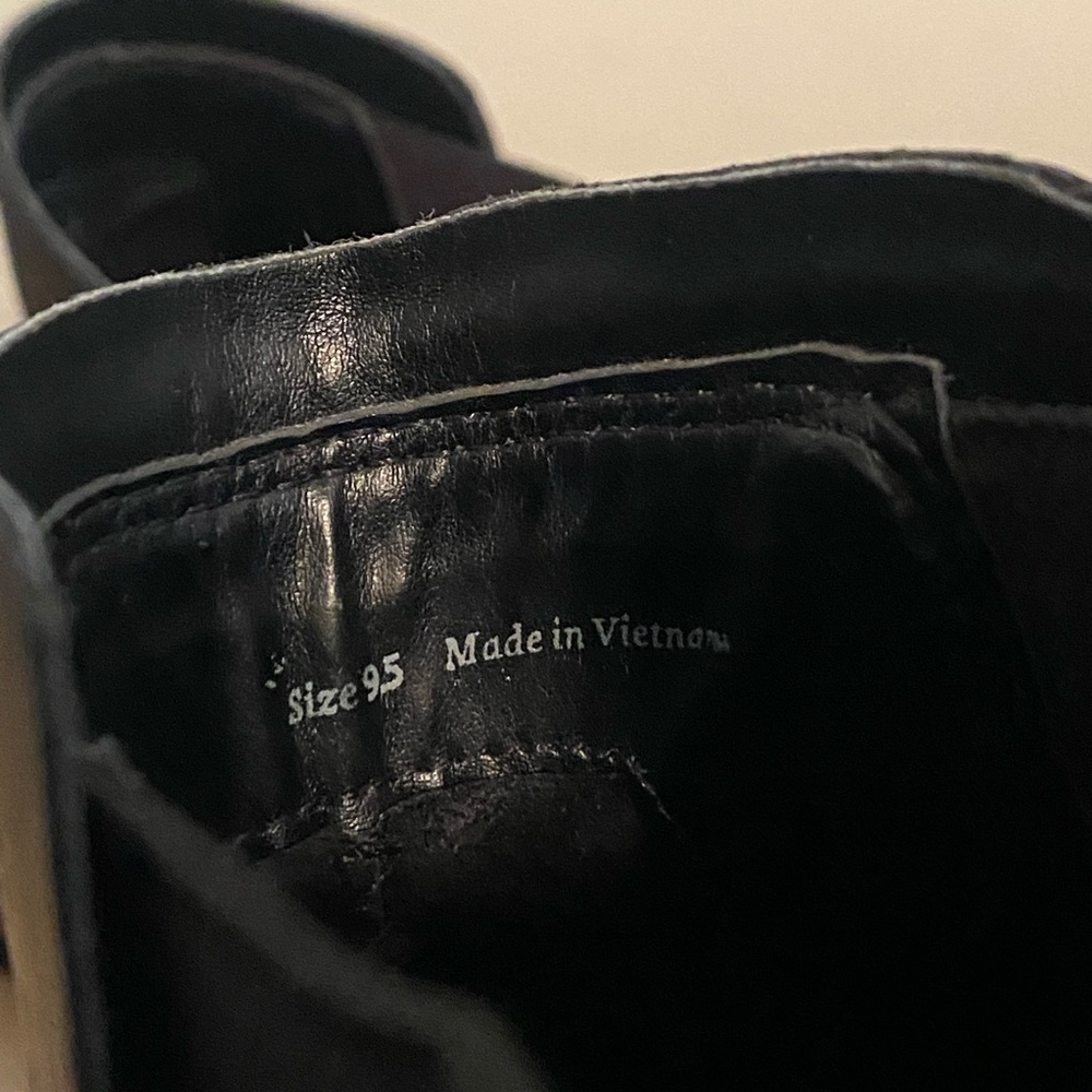 Dolce Vita Black Leather Ankle Booties sz9.5 - Picture 5 of 6